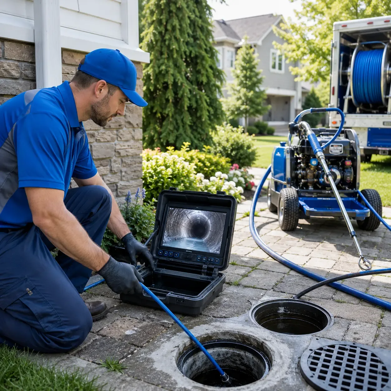 Outdoor drain cleaning professionals serving Harwich Port, MA